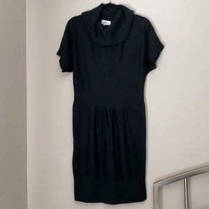 Ann Taylor Loft Black Sweater Dress, Large